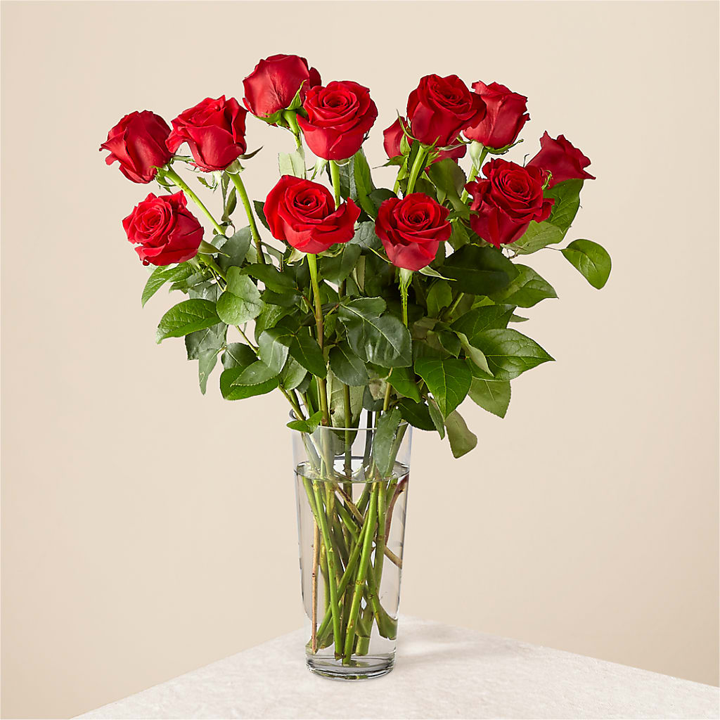Long Stem Red Rose Bouquet – Bakers, Wichita KS