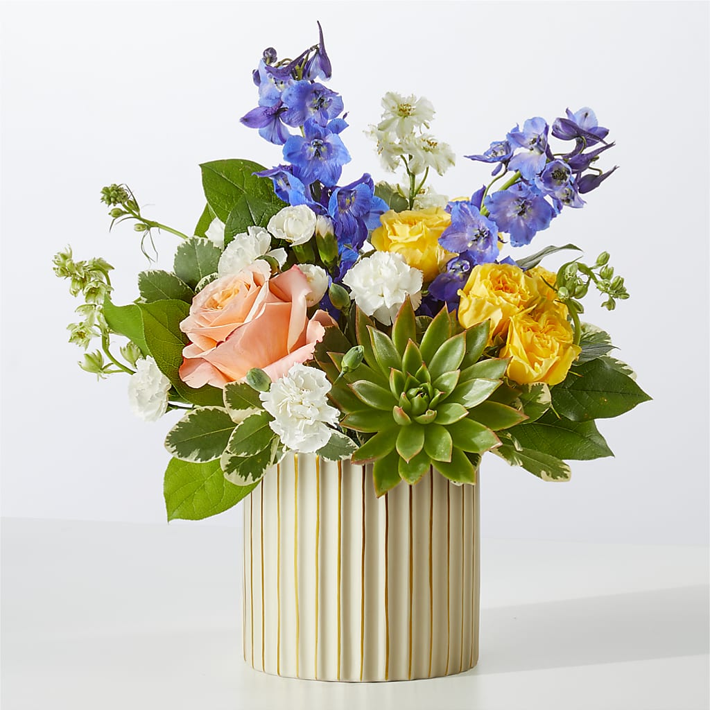 Cobalt Reverie Bouquet – Bakers, Wichita KS