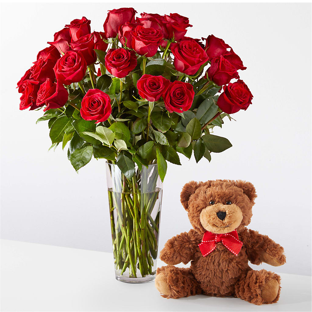 Romantic Long Stem Red Rose Bouquet Bundles – Bakers, Wichita KS