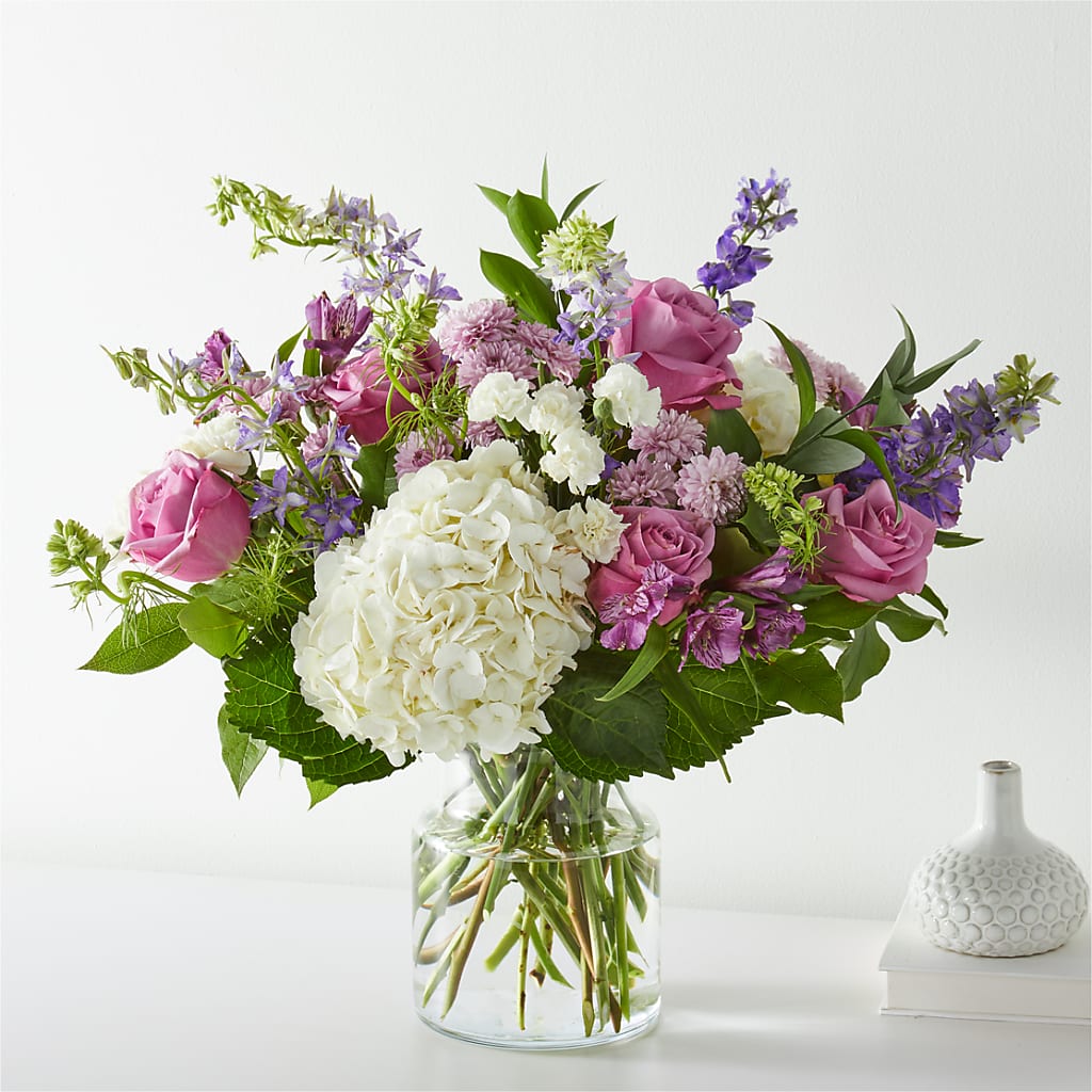 Violet Caress Bouquet – Bakers, Wichita KS