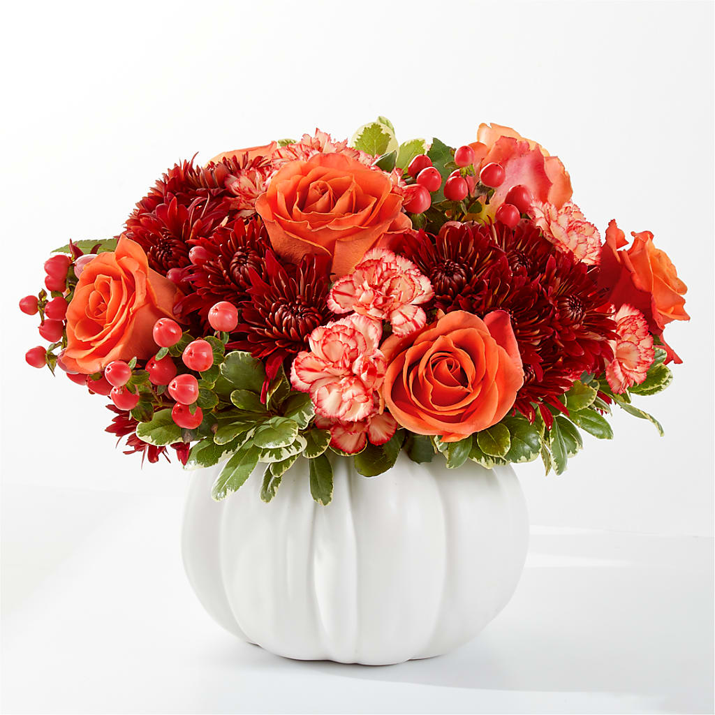 Autumn Air Pumpkin Bouquet – Bakers, Wichita KS