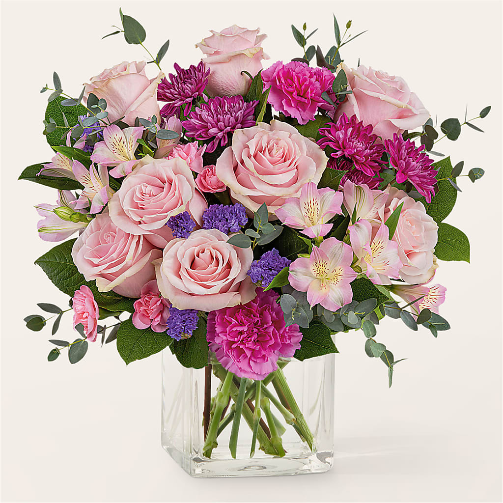 Rosy Radiance Bouquet – Bakers, Wichita KS