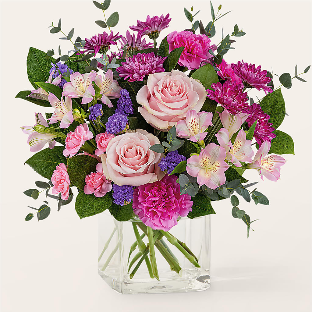 Rosy Radiance Bouquet – Bakers, Wichita KS