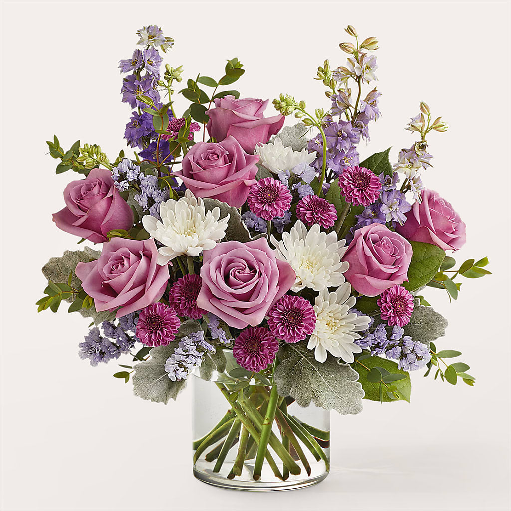 Violet Frost Bouquet – Bakers, Wichita KS