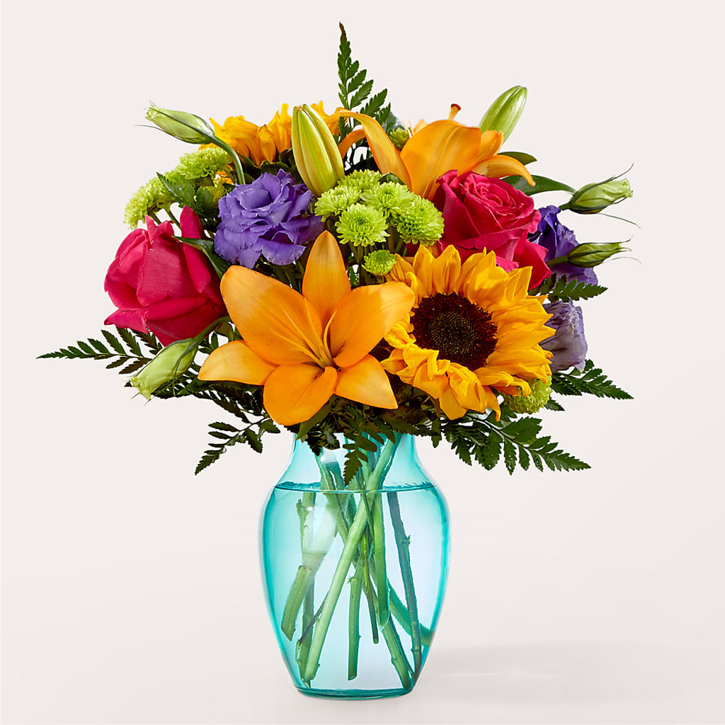 Double Rainbow Bouquet – Bakers, Wichita KS