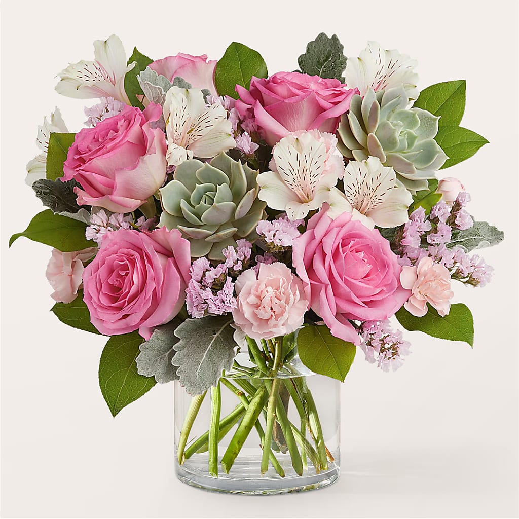 Dusty Rose Bouquet – Bakers, Wichita KS