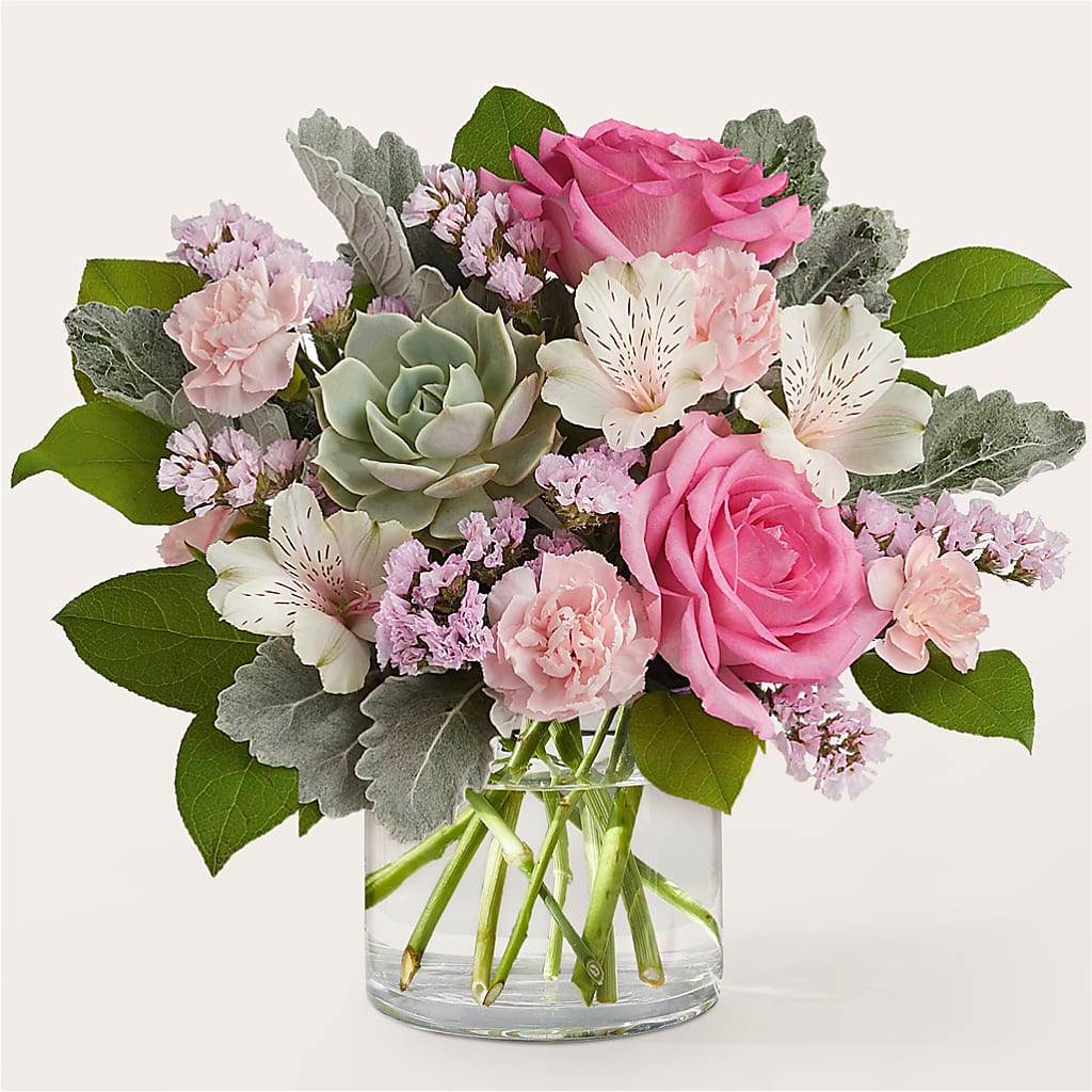 Dusty Rose Bouquet – Bakers, Wichita KS