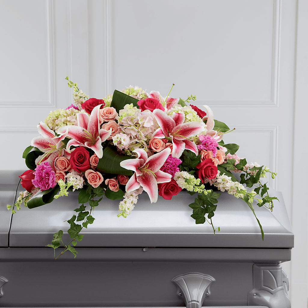 Splendid Grace Casket Spray – Bakers, Wichita KS