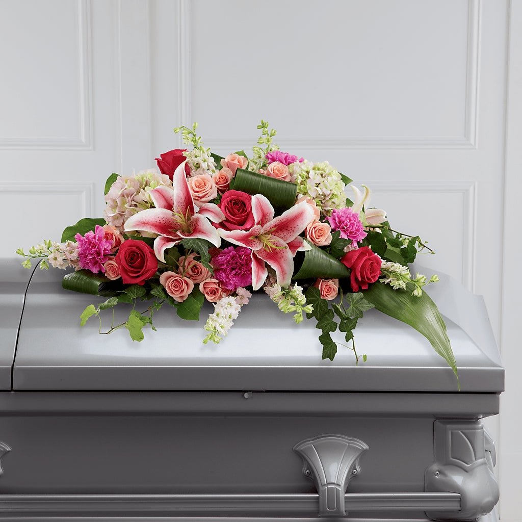 Splendid Grace Casket Spray – Bakers, Wichita KS