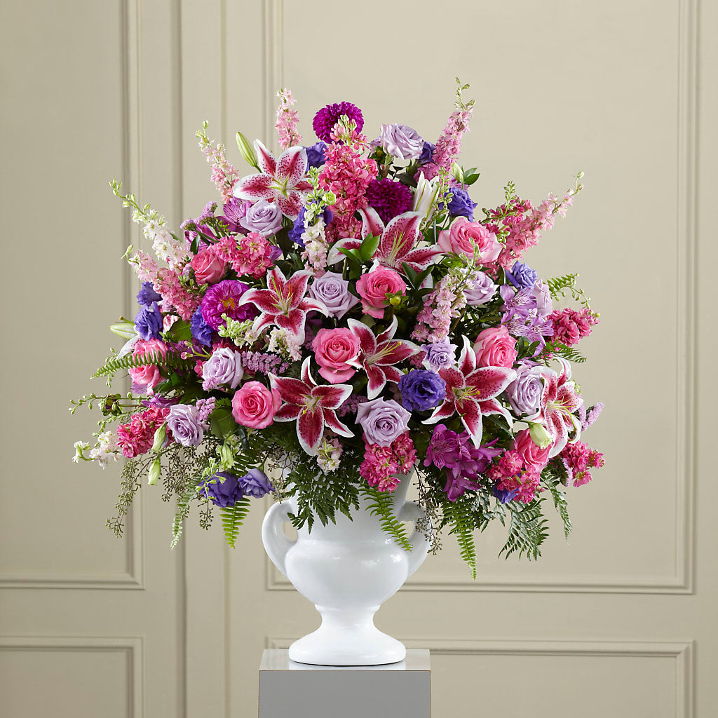 Peaceful Tribute Arrangement – Bakers, Wichita KS