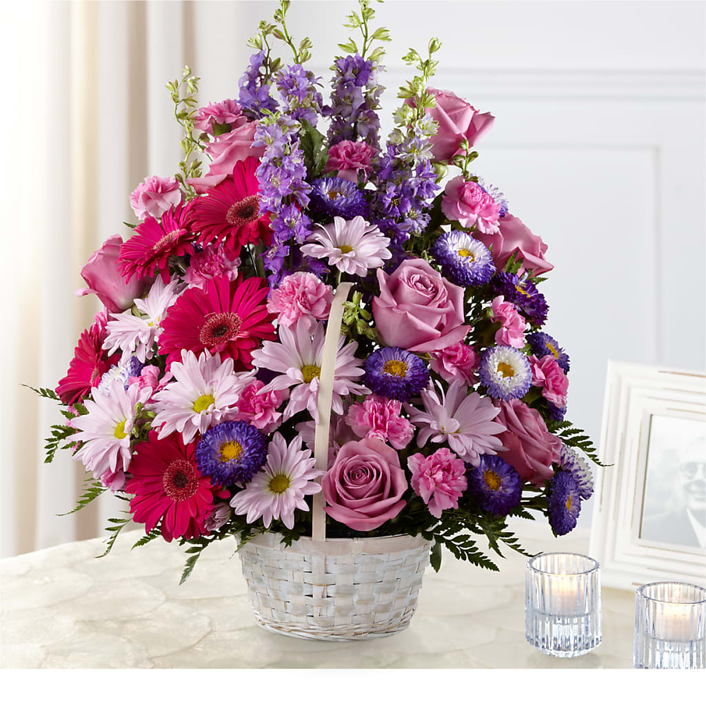 Pastel Peace Basket – Bakers, Wichita KS