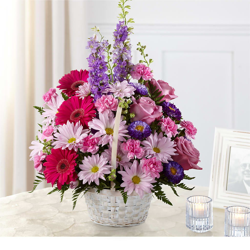 Pastel Peace Basket – Bakers, Wichita KS