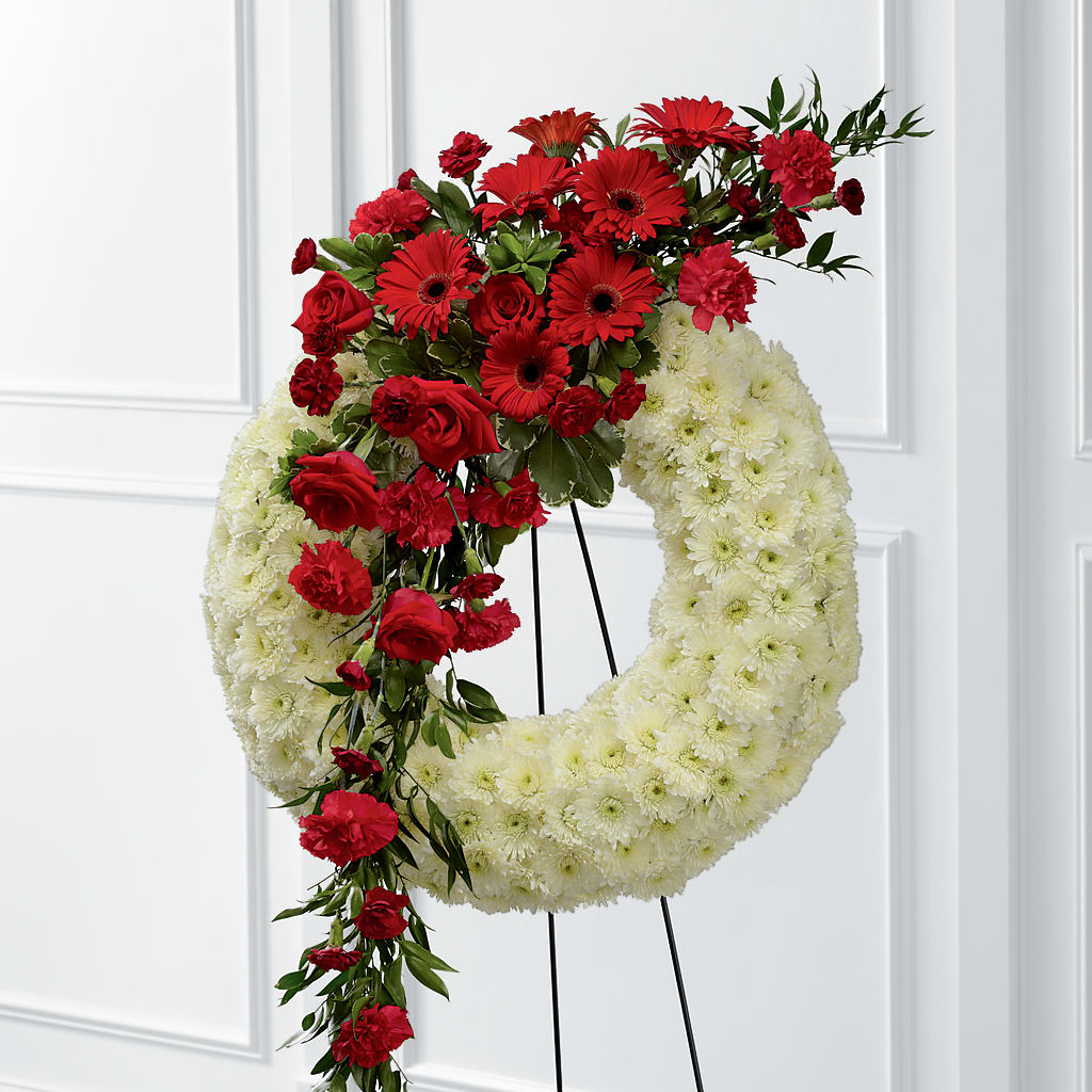 Graceful Tribute Wreath – Bakers, Wichita KS