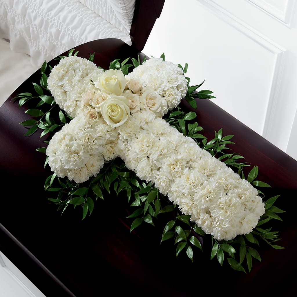 Peaceful Memories Casket Spray (Standard) – Bakers, Wichita KS