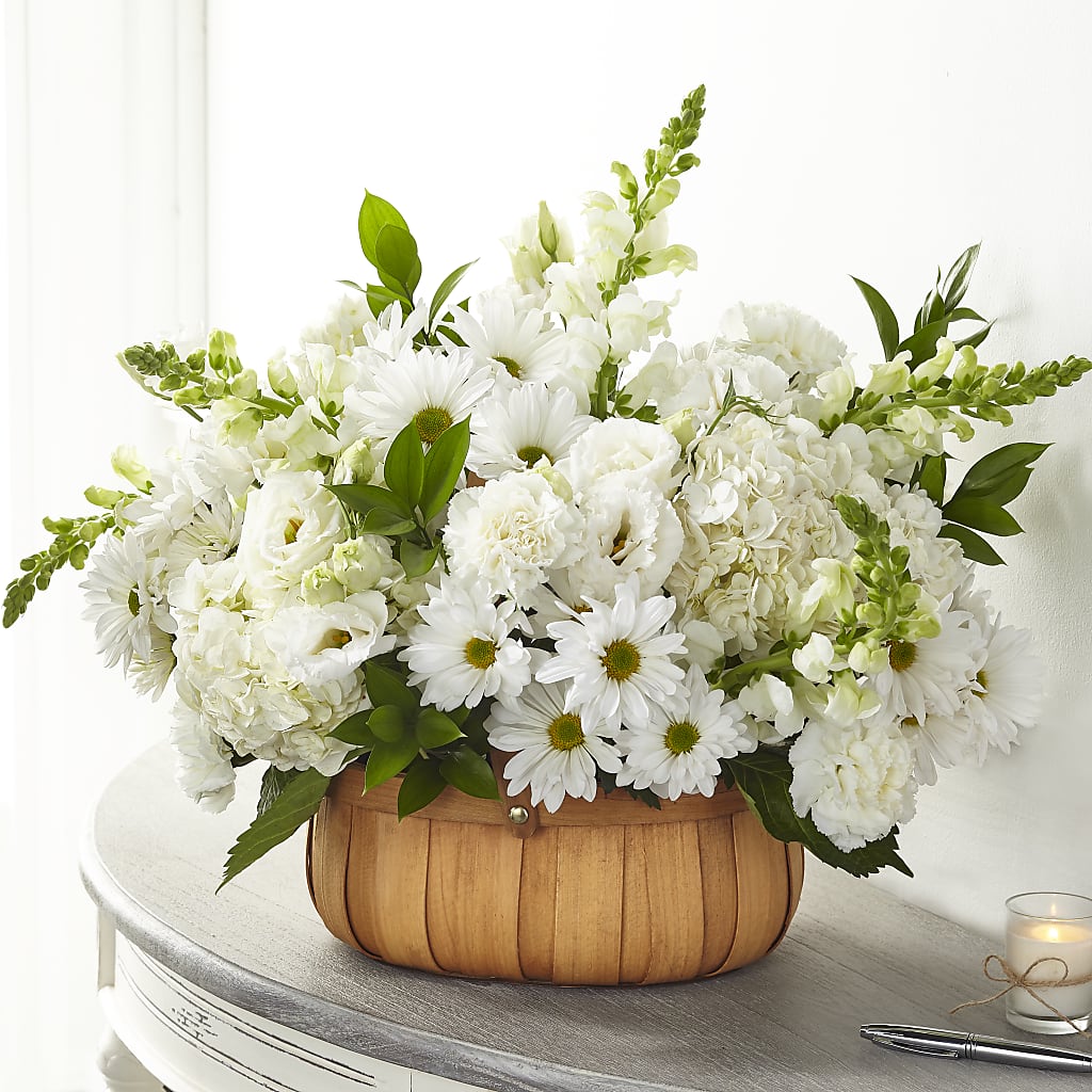Pure Ivory Basket – Bakers, Wichita KS
