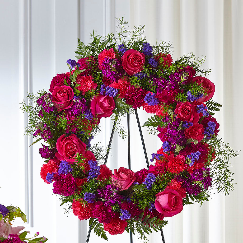 Calming Colors Wreath – Bakers, Wichita KS