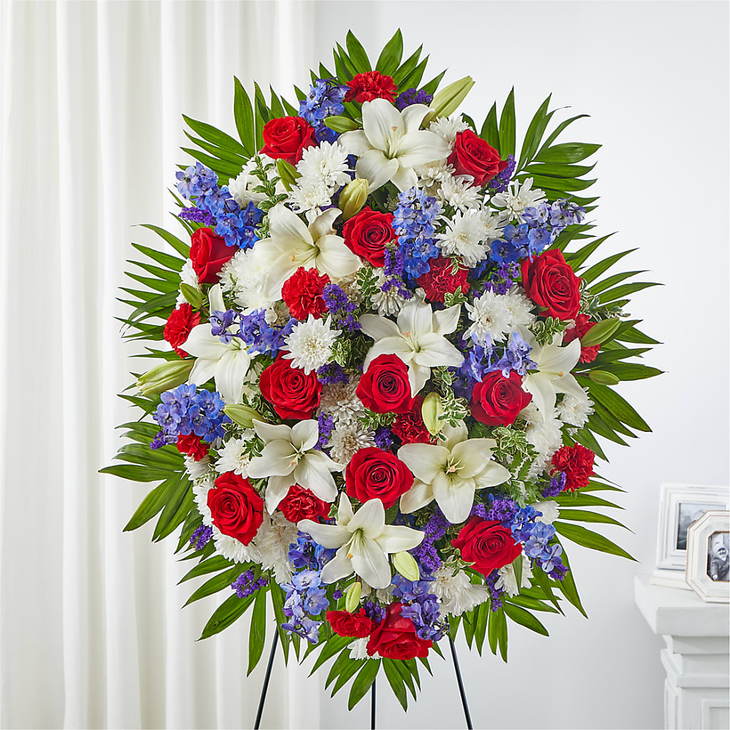 Cherished Service Standing Spray – Bakers, Wichita KS