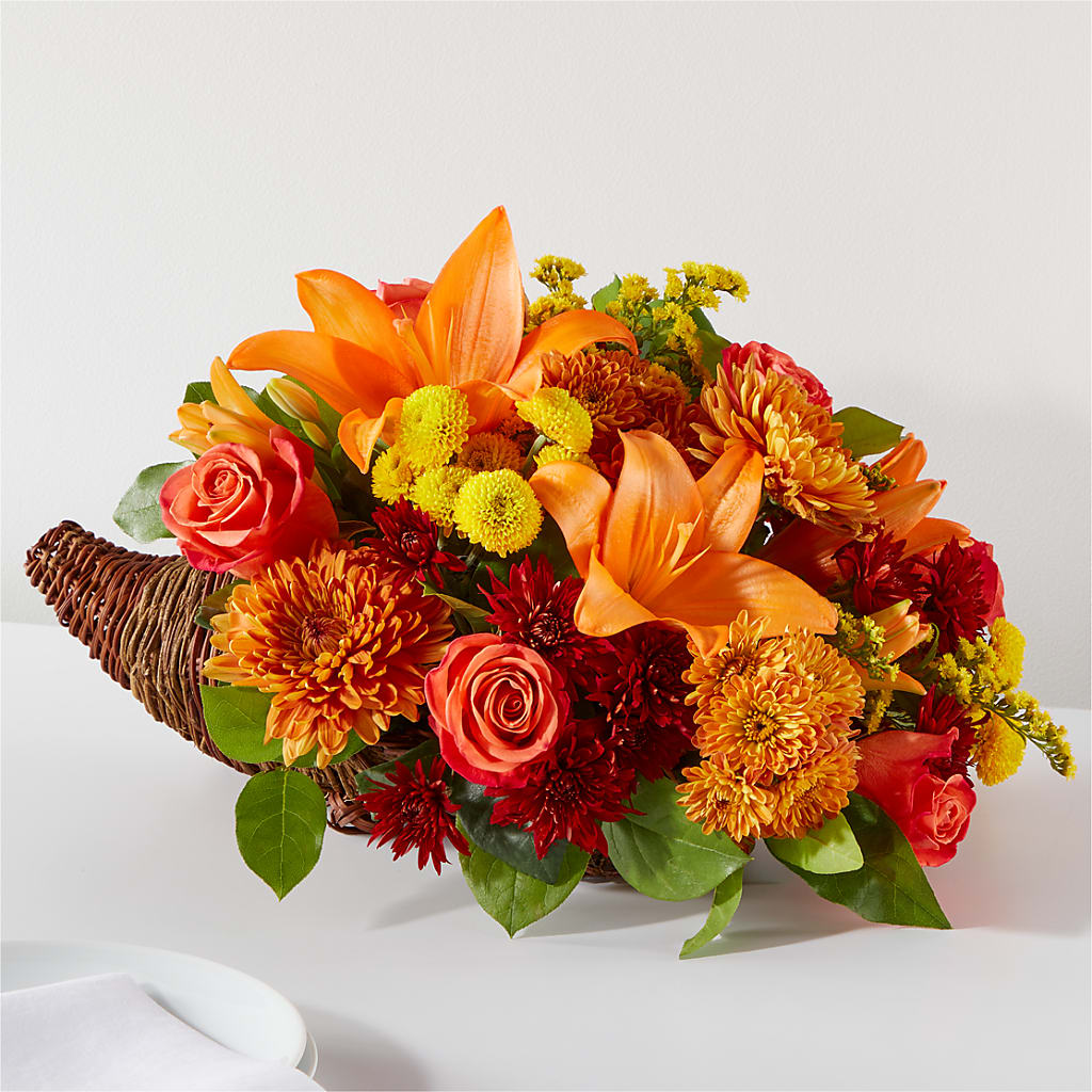 Bouquet of Blessings Cornucopia – Bakers, Wichita KS