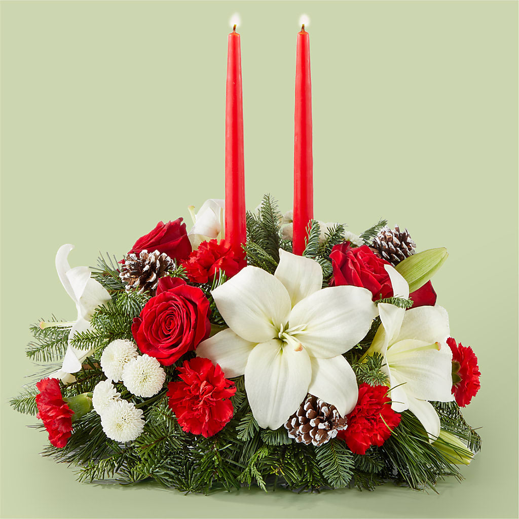 Seasonal Festivities Centerpiece – Bakers, Wichita KS