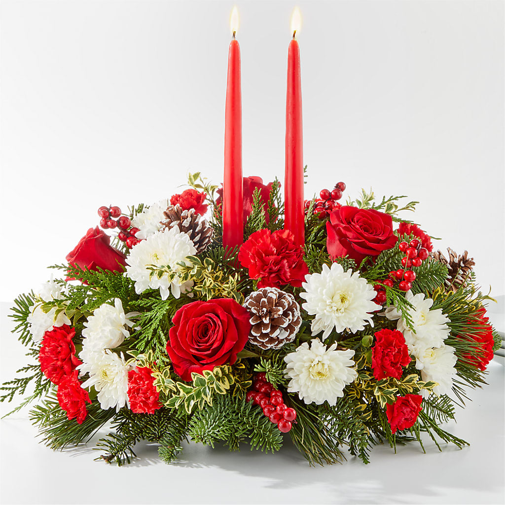 Holiday Soiree Centerpiece – Bakers, Wichita KS