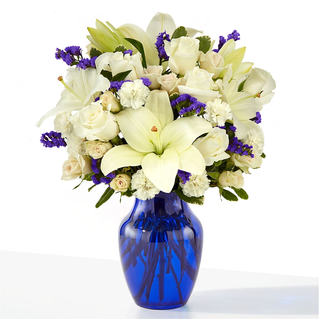 Sapphire Rush Bouquet – Bakers, Wichita KS