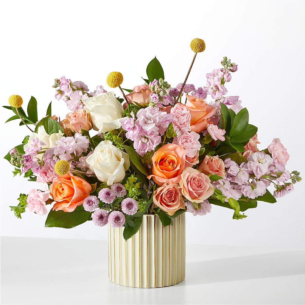 French Market Bouquet with Ivory Vase – Bakers, Wichita KS