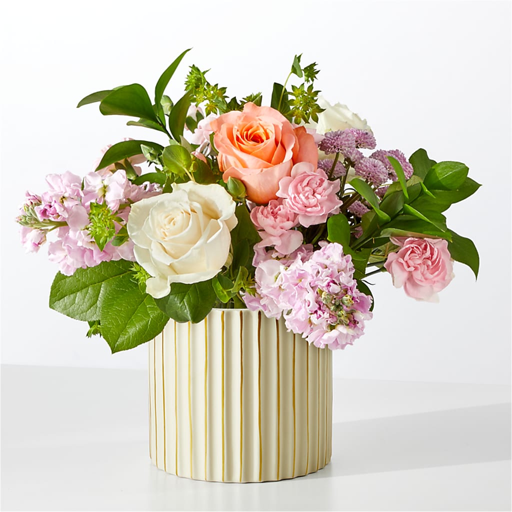 French Market Bouquet with Ivory Vase – Bakers, Wichita KS