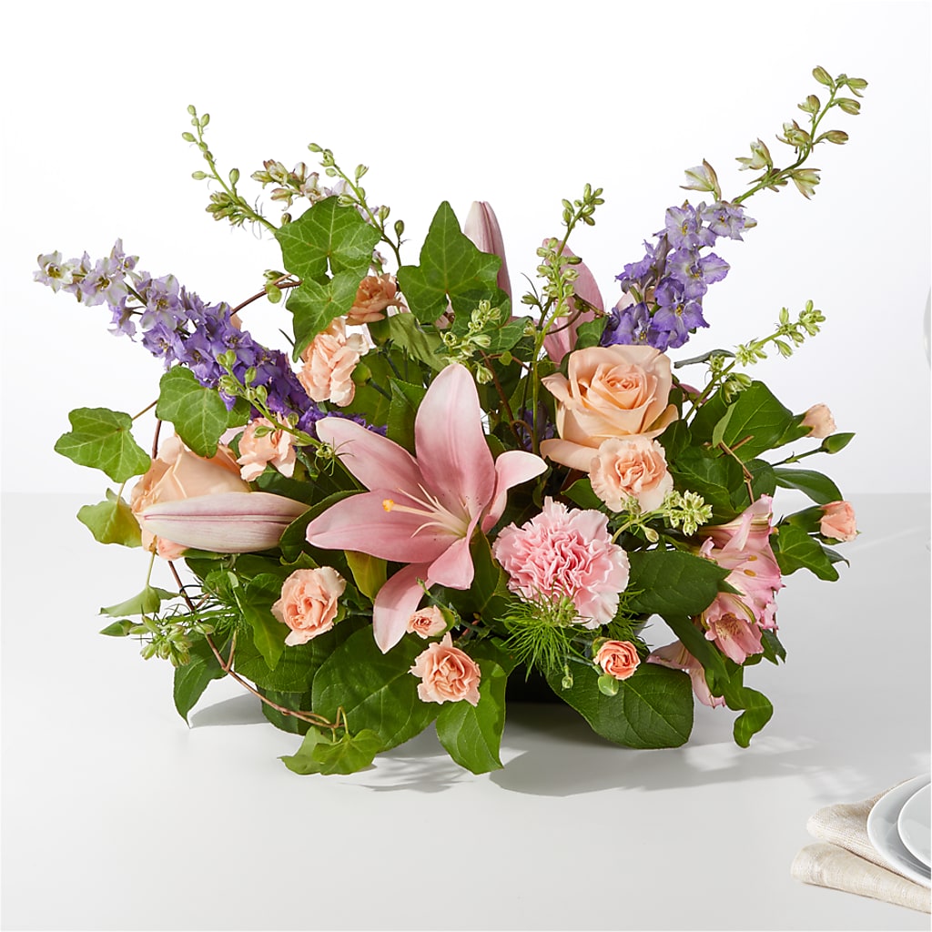 Blossom Time Centerpiece – Bakers, Wichita KS