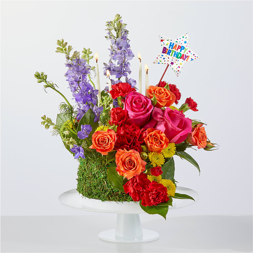 Best Year Yet Floral Cake – Bakers, Wichita KS