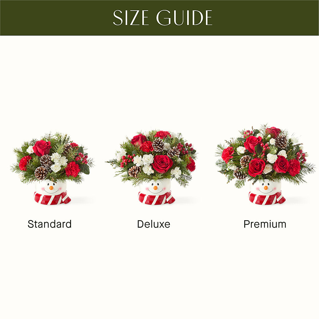 Jolly Snowman Bouquet –  Bakers, Wichita KS