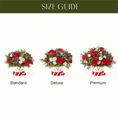 Jolly Snowman Bouquet –  Bakers, Wichita KS