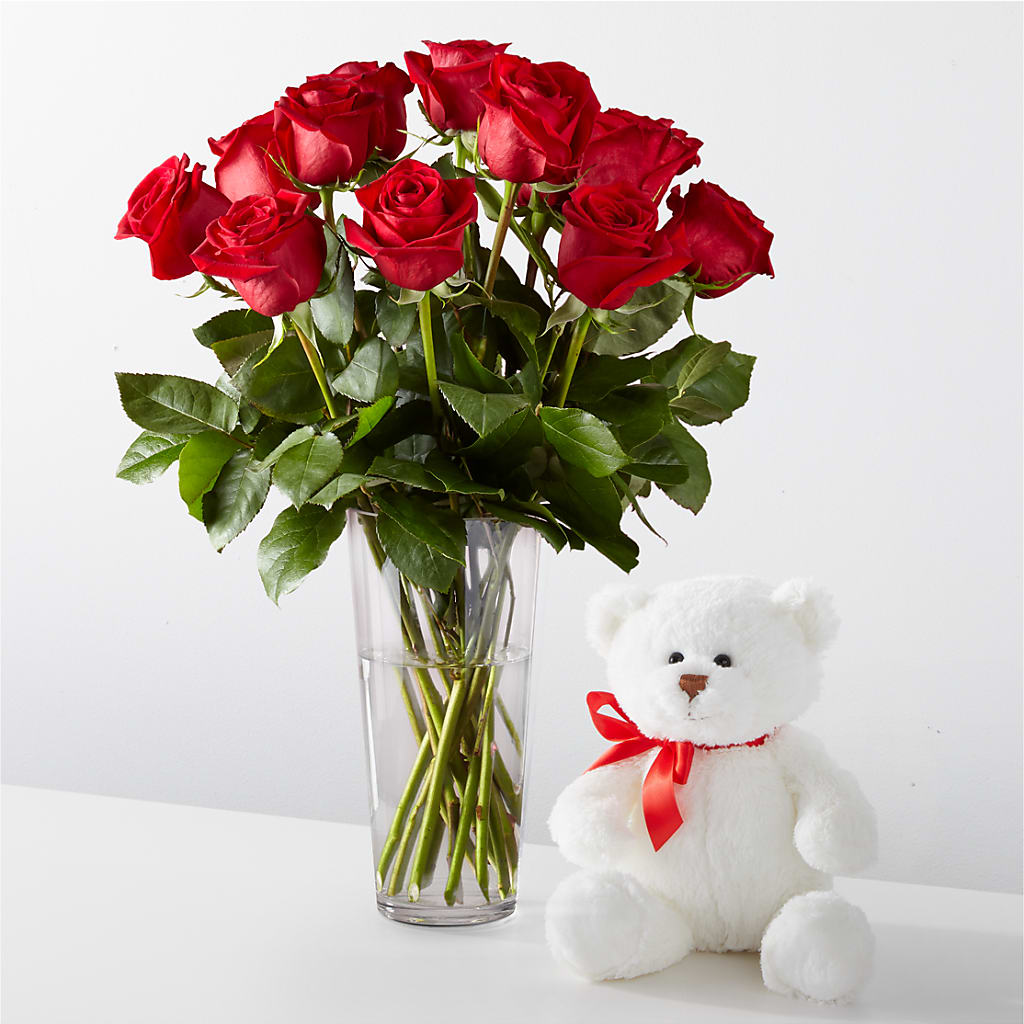 Romantic Long Stem Red Rose Bouquet Bundles –  Bakers, Wichita KS