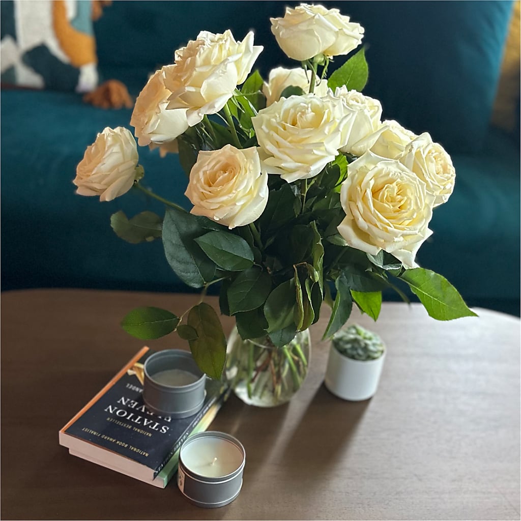 Long Stem Yellow Rose Bouquet –  Bakers, Wichita KS