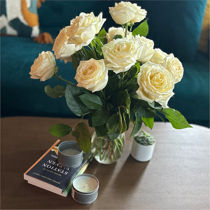 Long Stem Yellow Rose Bouquet –  Bakers, Wichita KS