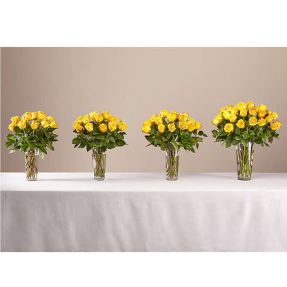 Long Stem Yellow Rose Bouquet –  Bakers, Wichita KS