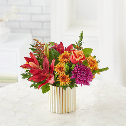 Burgundy Landscape Bouquet –  Bakers, Wichita KS