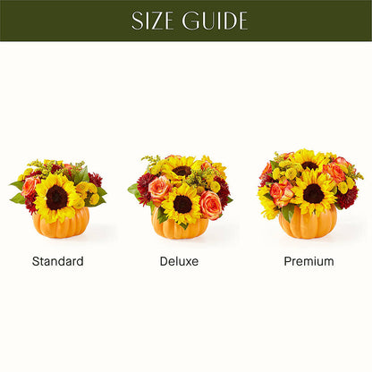 Golden Gourd Pumpkin Bouquet –  Bakers, Wichita KS