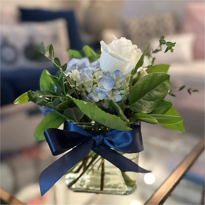 Sky Blue Delight Bouquet –  Bakers, Wichita KS
