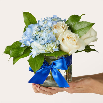 Sky Blue Delight Bouquet –  Bakers, Wichita KS
