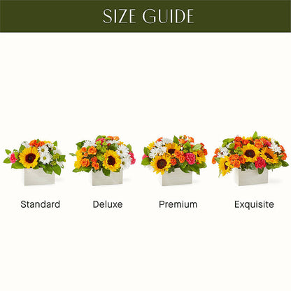 Sun-drenched Blooms Box Bouquet –  Bakers, Wichita KS