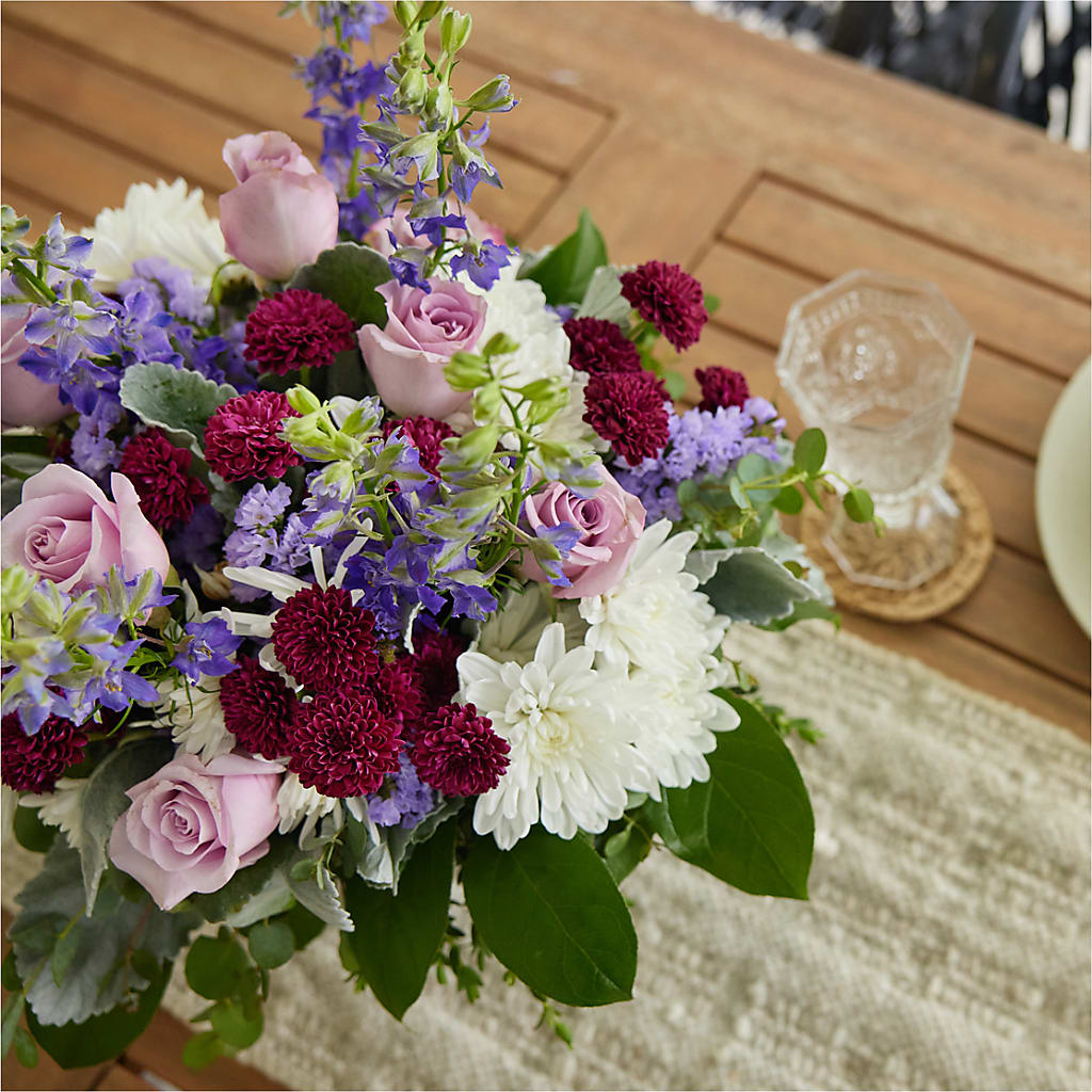 Violet Frost Bouquet –  Bakers, Wichita KS