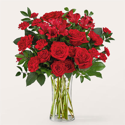 Brilliant Ruby Bouquet –  Bakers, Wichita KS