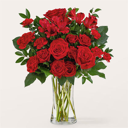 Brilliant Ruby Bouquet –  Bakers, Wichita KS