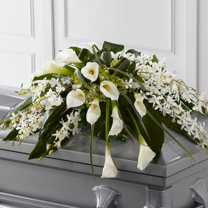 Angel Wings Casket Spray –  Bakers, Wichita KS