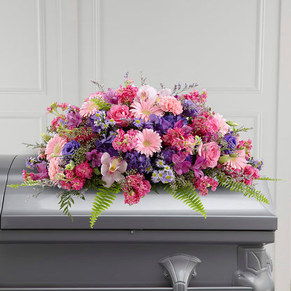 Glorious Garden Casket Spray –  Bakers, Wichita KS