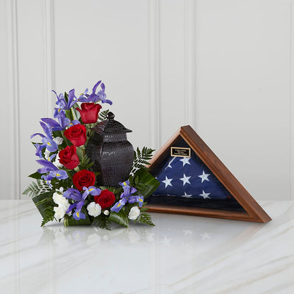 Patriotic Tribute Arrangement –  Bakers, Wichita KS