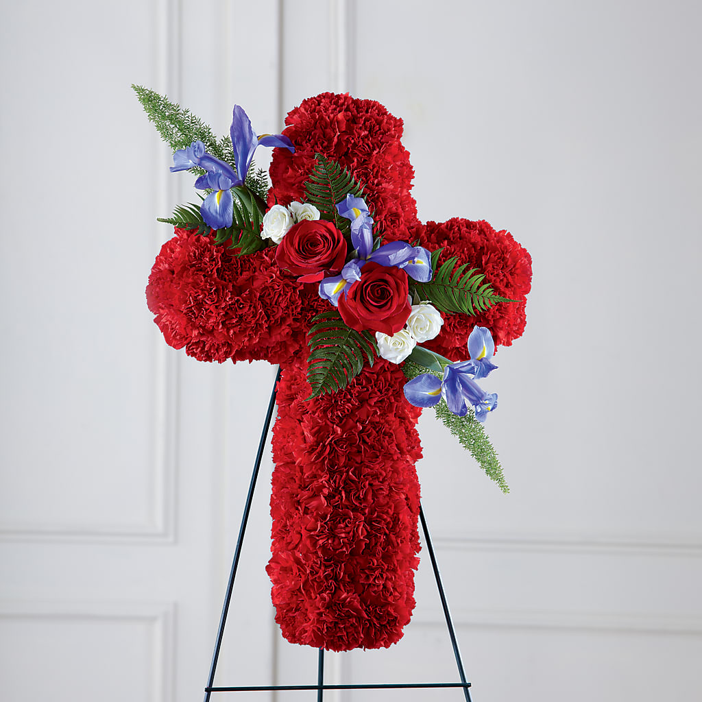 Faithful Hero Floral Cross –  Bakers, Wichita KS
