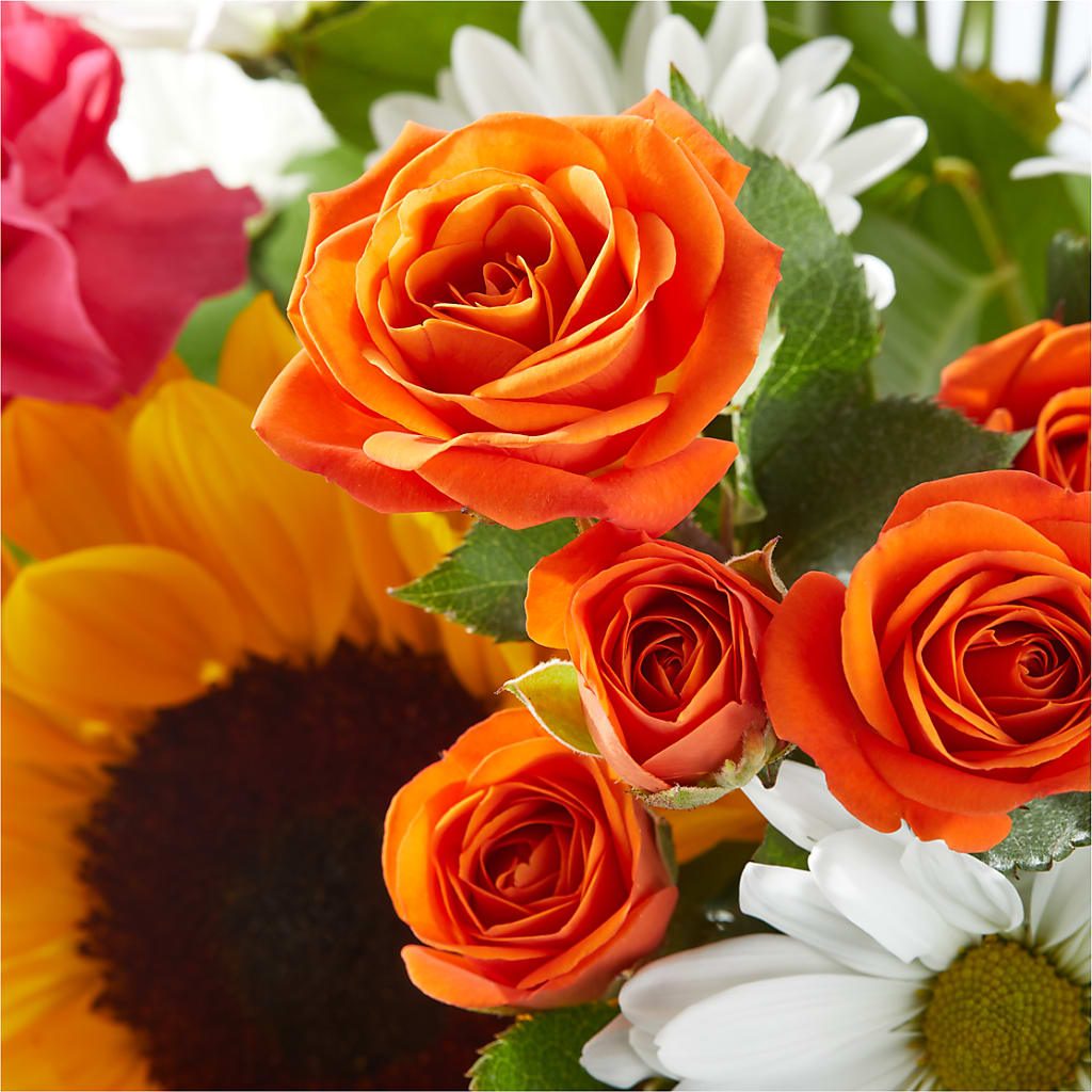 Sun-drenched Blooms Bouquet –  Bakers, Wichita KS