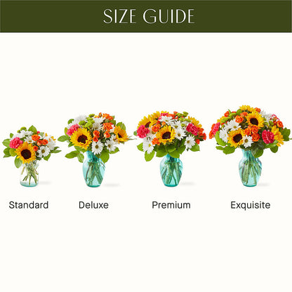 Sun-drenched Blooms Bouquet –  Bakers, Wichita KS