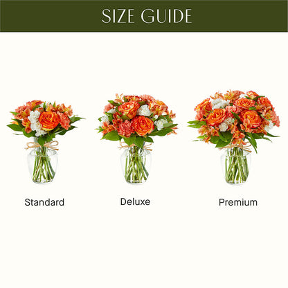 Apricot Glow Bouquet –  Bakers, Wichita KS